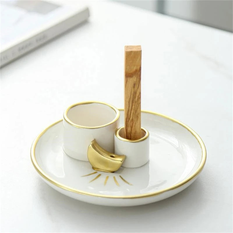 Ceramics Incenses Burners for Palo Santo Incenses Holder