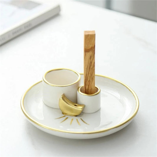 Ceramics Incenses Burners for Palo Santo Incenses Holder