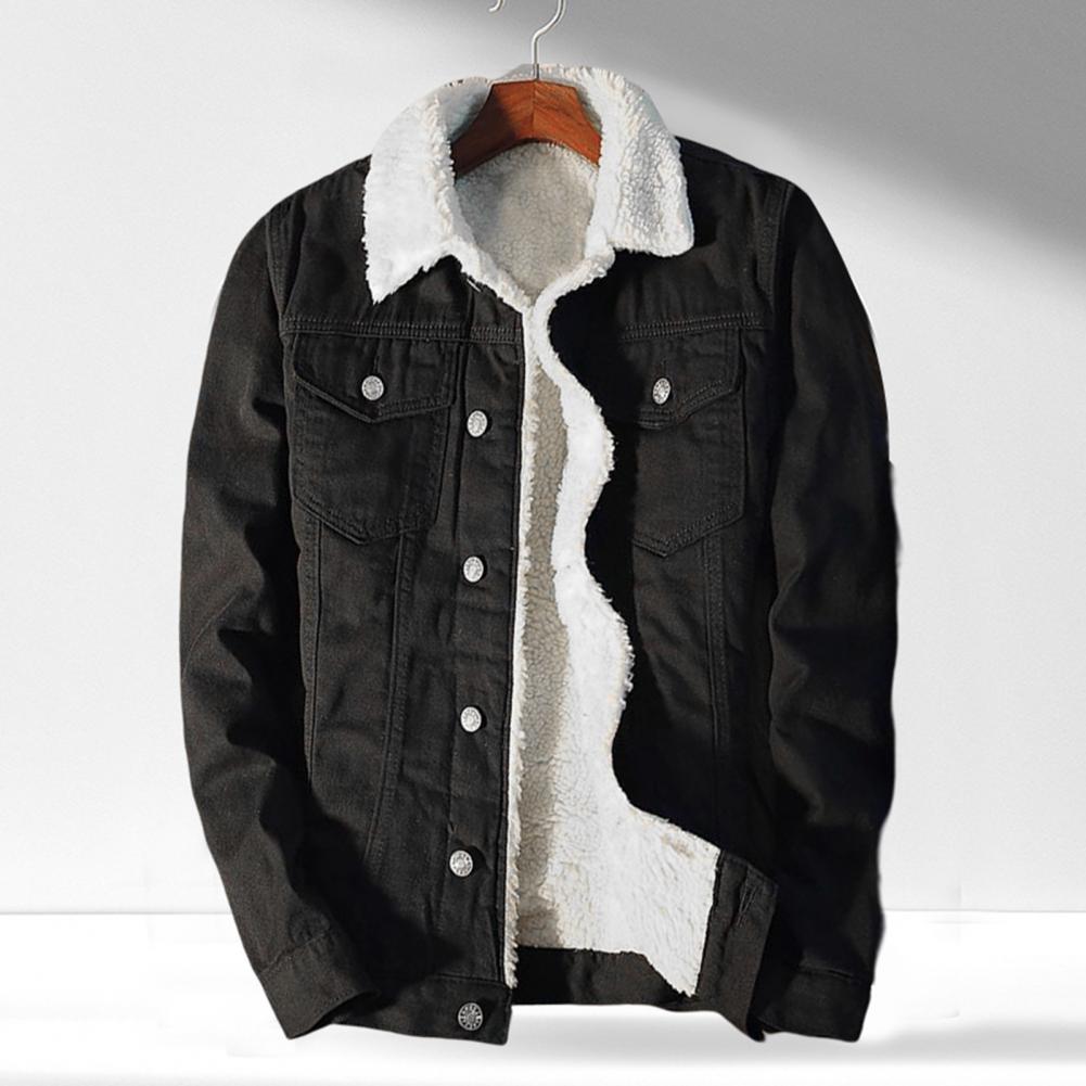 Men Winter Denim Inner Fleece