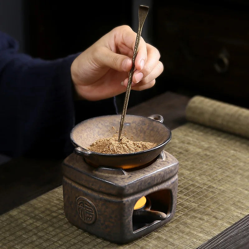 Incense burner  indoor fragrance diffuser - Japanese style tea grill incense burner