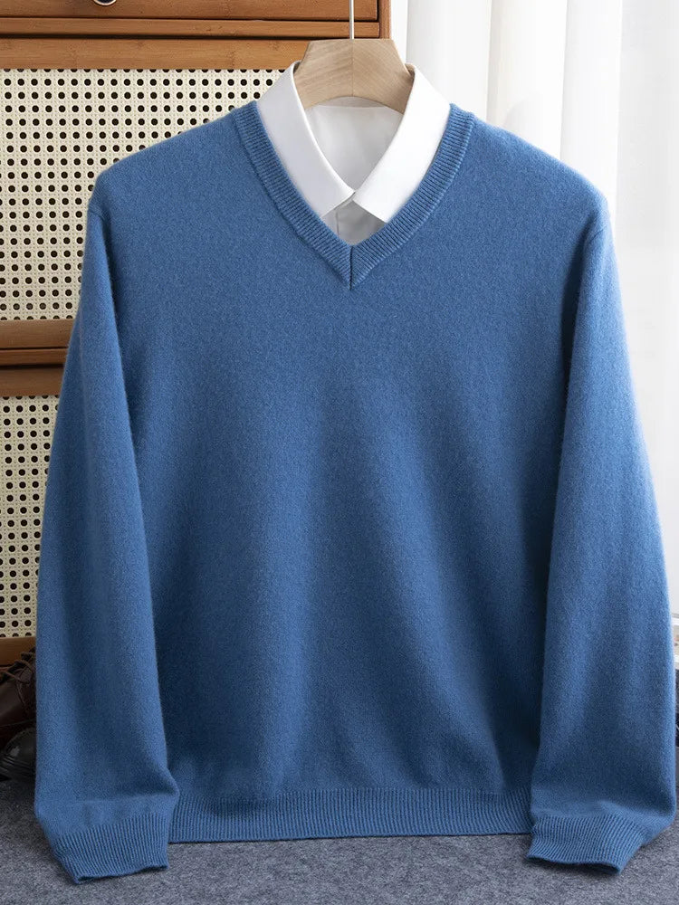 Cashmere V-Neck Pullover