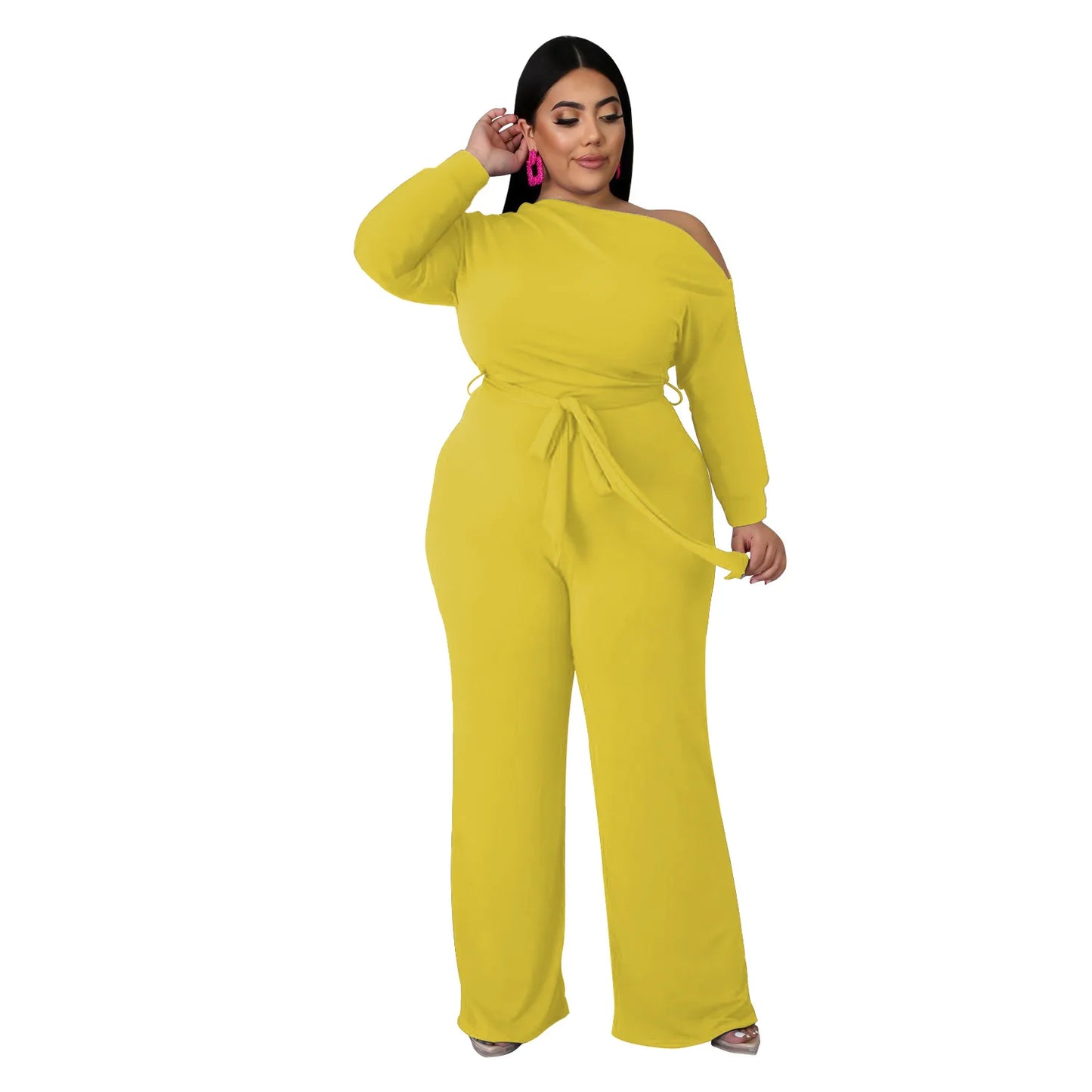 Plus Size Women Clothing Two Piece Sets