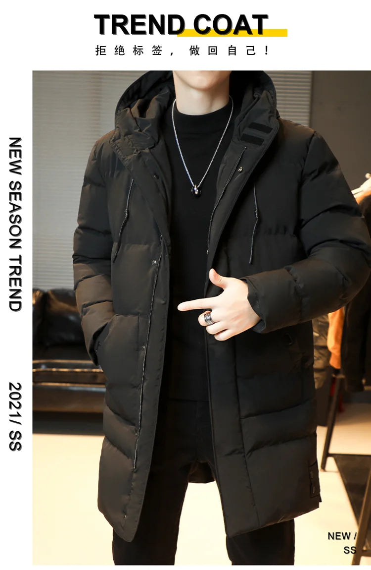Winter Men's Long Parka