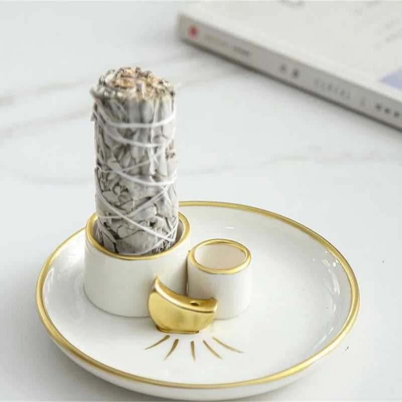 Ceramics Incenses Burners for Palo Santo Incenses Holder
