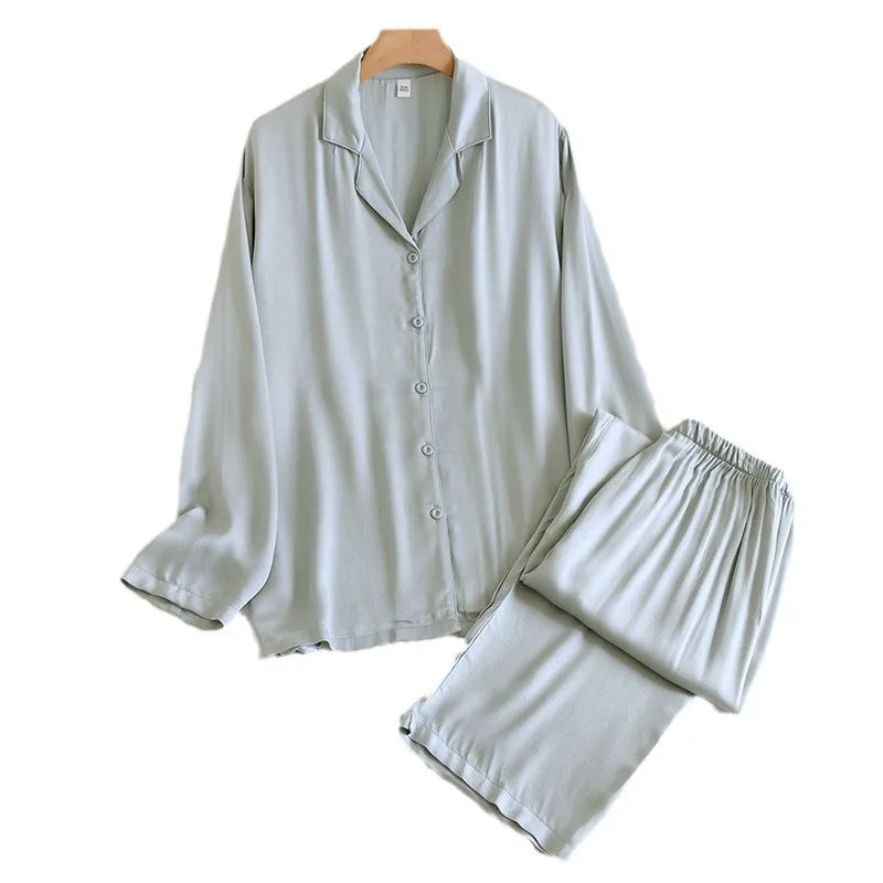 Men and Women's Cotton Silk Pajamas,