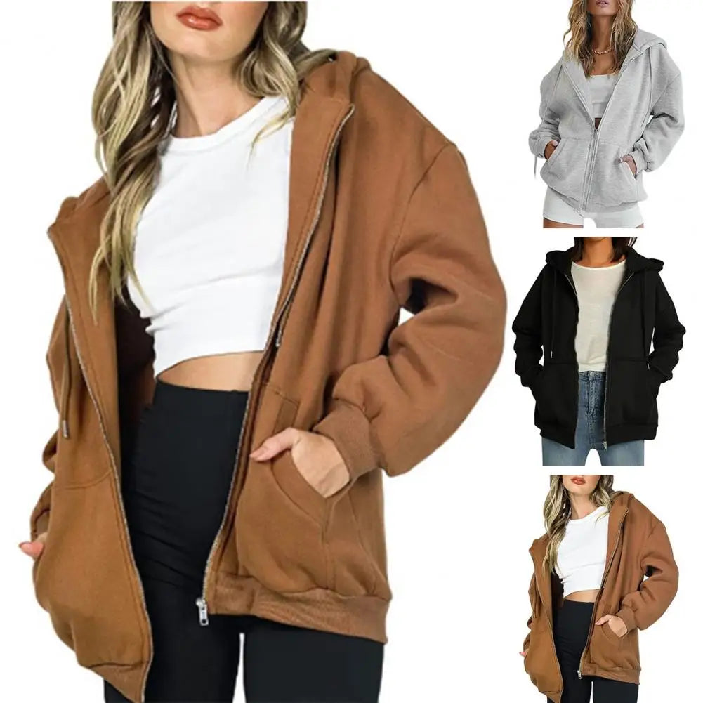 Hooded Jacket - Women Pullover Hoodie