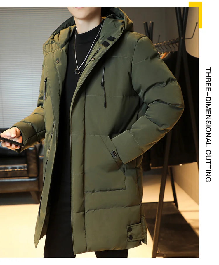 Winter Men's Long Parka