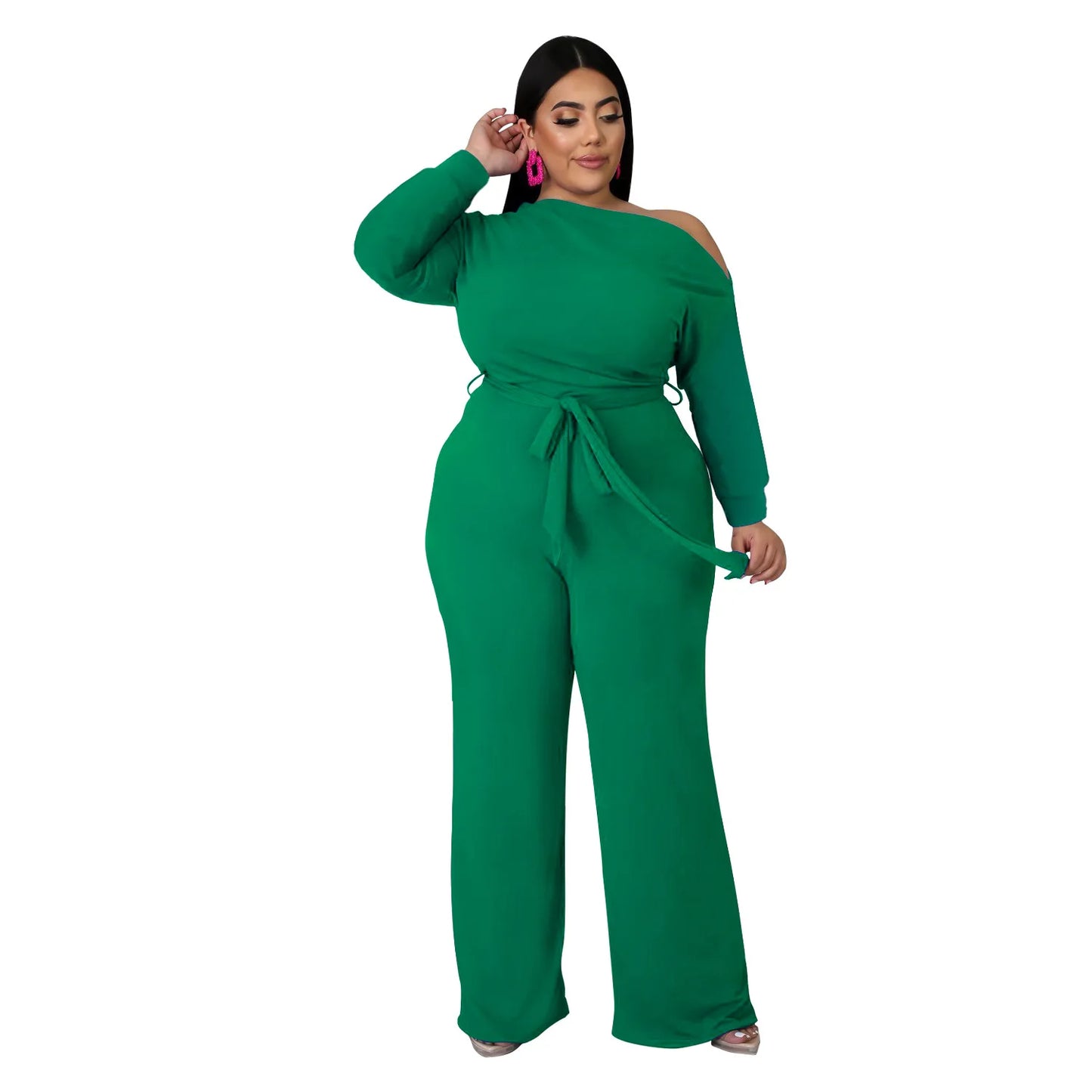 Plus Size Women Clothing Two Piece Sets