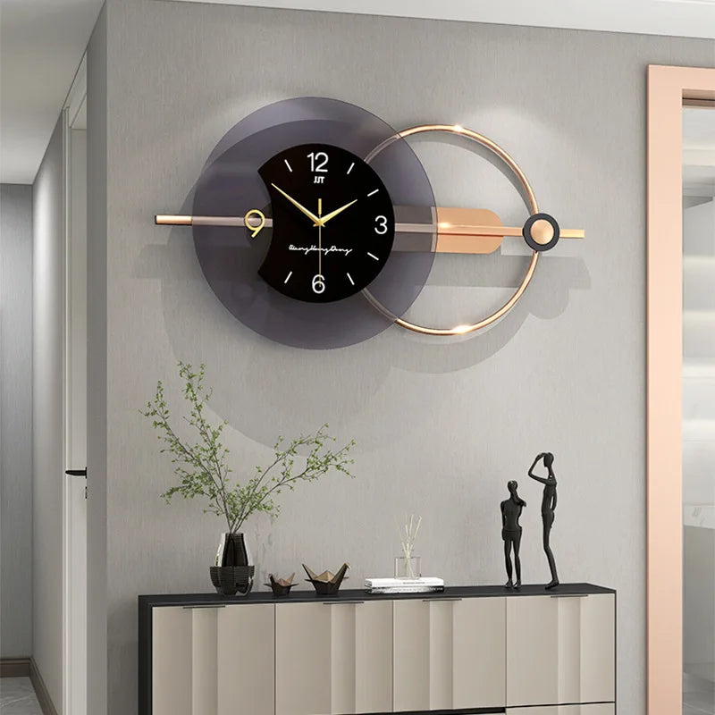 Wall Clock Double-layer Modern Design