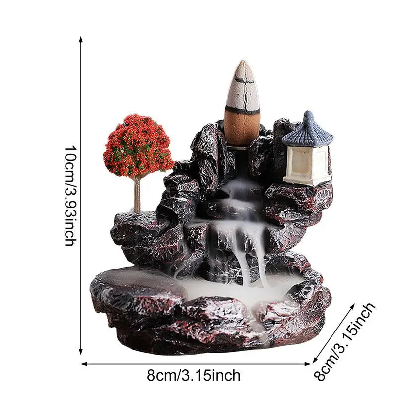 Backflow Incense Ceramic Waterfall Backflow Incense