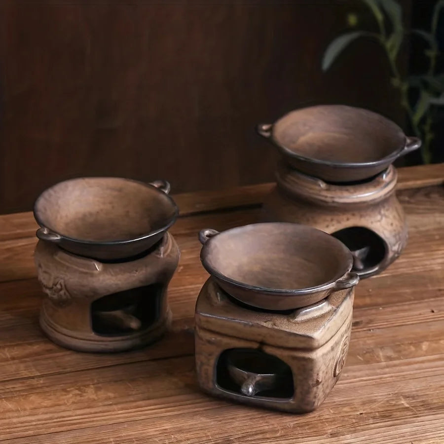 Incense burner  indoor fragrance diffuser - Japanese style tea grill incense burner