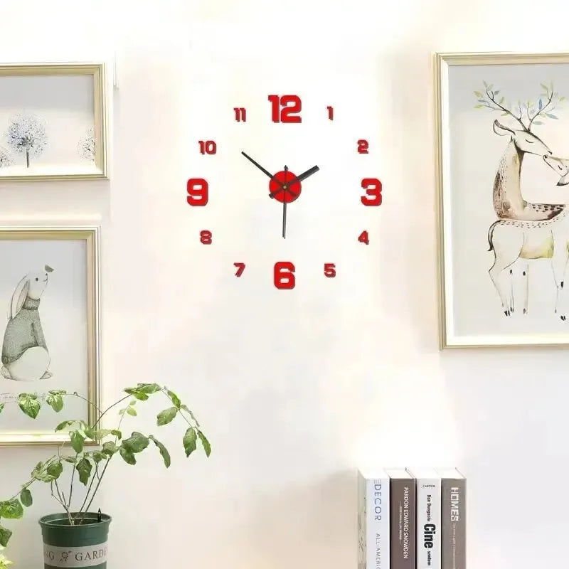 Digital Clock Wall Clock