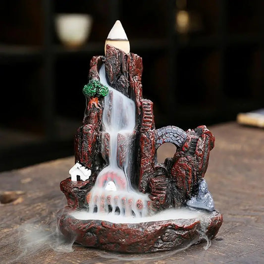 Mixed Waterfall Smoke Backflow Natural Incense Cone