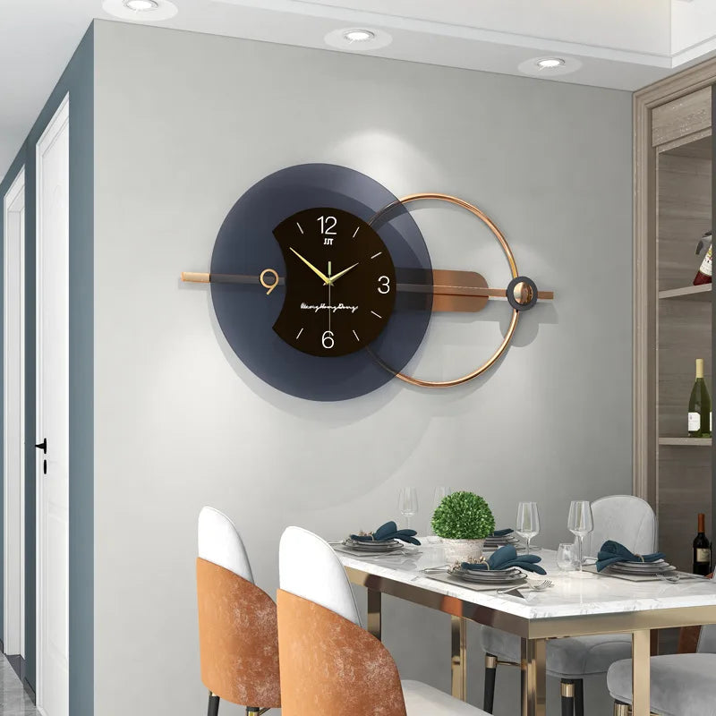 Wall Clock Double-layer Modern Design
