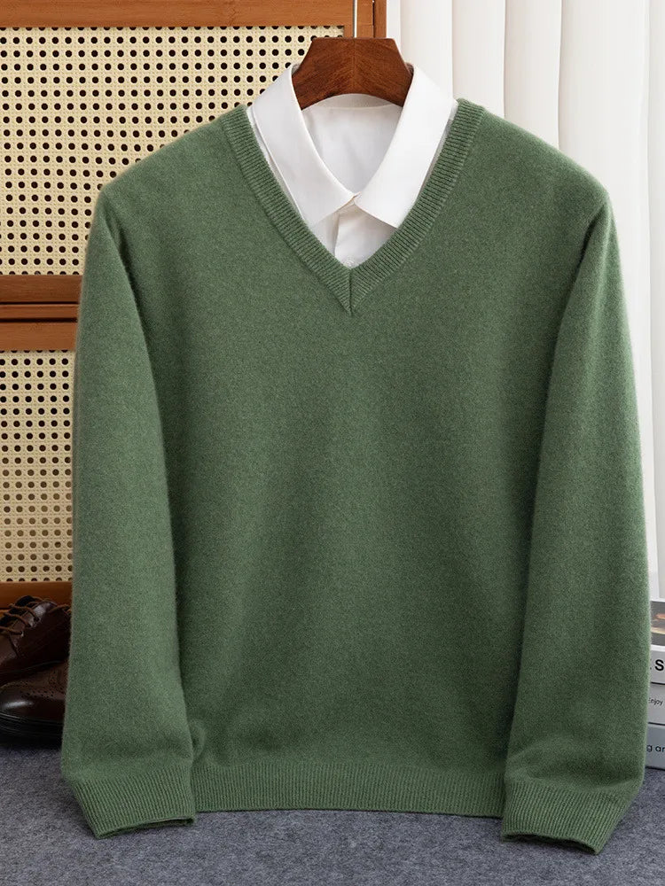 Cashmere V-Neck Pullover