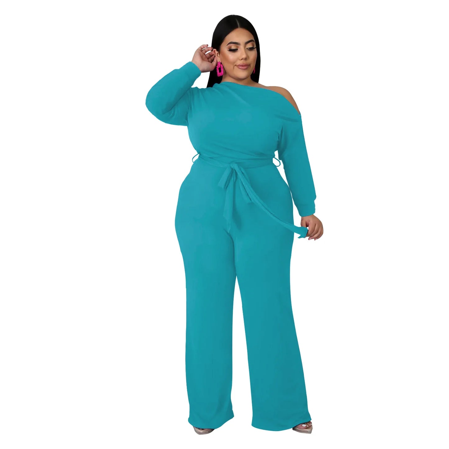 Plus Size Women Clothing Two Piece Sets